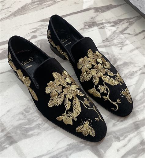 men's designer velvet loafers|men velvet loafers embroidered.